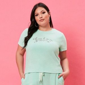 Juicy Couture Green Short Sleeve T-Shirt